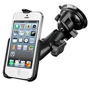 RAM MOUNT APPLE IPHONE 5 LOCKING SUCTION CUP MOUNT