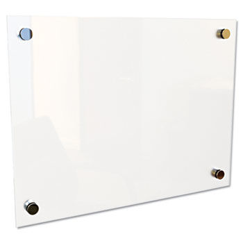 Enlighten Glass Board, Frameless, Frosted Pearl, 12"" x 12"" x 1/8""