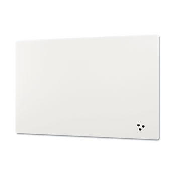 Elemental Frameless Markerboard, Porcelain Steel, White Glossy, 48 x 36 x 1/8