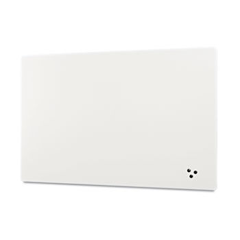 Elemental Frameless Markerboard, Porcelain Steel, White Glossy, 48 x 48 x 1/8