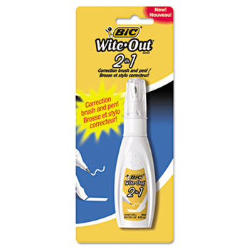 Wite-Out 2 in 1 Correction Fluid, 15 ml, Bottle