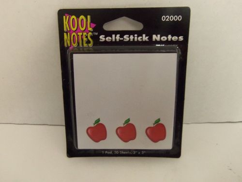 Apple Design Self-Stick Notes - 50sheets Case Pack 72