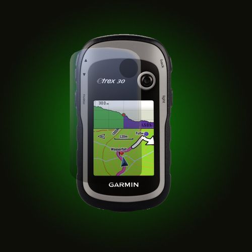 XO Skins Clear Screen Protector For Garmin Etrex 30 With Anti-Scratch, Anti-Fingerprint Proof Protection