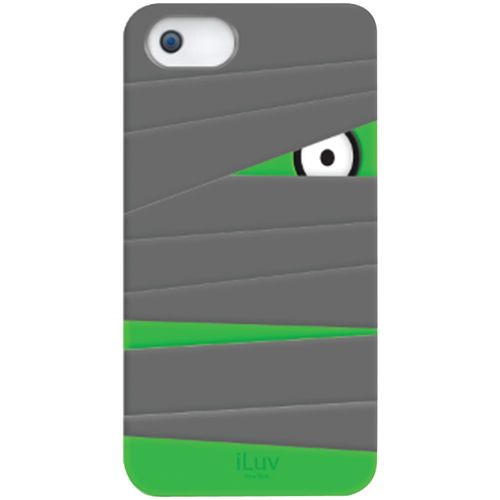 ILUV ICA7T327GRY iPhone(R) 5/5S Mummy Silicone Character Case (Gray)