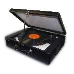 Portable Turntable with Built-in Speaker