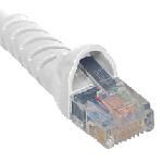 PATCH CORD, CAT 6, MOLDED BOOT, 25'  WH