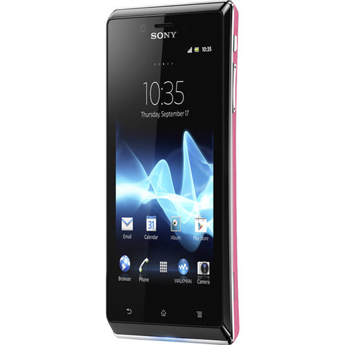 Pink Xperia J 4"" WiFi Big Screen Android Smartphone