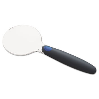 Rimless Handheld LED Magnifier, Round, 3 1/2"" dia.