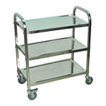 High-Life Multi-Purpose 3-Shelf Stainless Steel Storage Multipurpose Industrial Furniture Cart