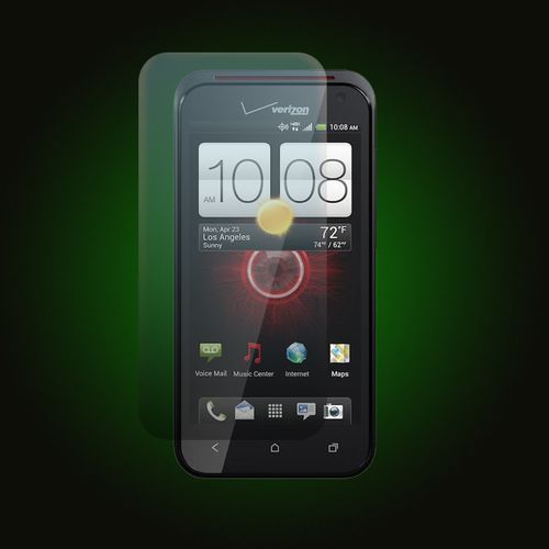 XO Skins Clear Screen Protector For HTC Incredible 4G LTE With Anti-Scratch, Anti-Fingerprint Proof Protection