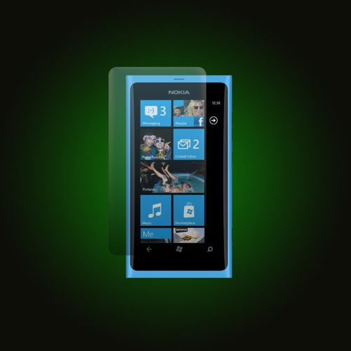 XO Skins Clear Screen Protector For Nokia Lumia 800 With Anti-Scratch, Anti-Fingerprint Proof Protection