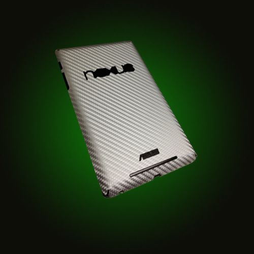 XO Skins Silver Carbon Fiber Protective Covers For Google Nexus 7