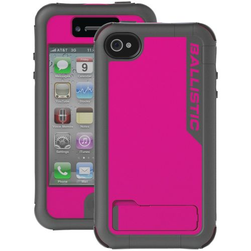 BALLISTIC EV0890-M115 iPhone(R) 4/4S Every1 Case (Charcoal/Pink)