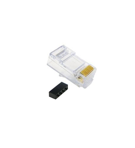 PLUG, CAT 6, SOLID/STRANDED,100PK