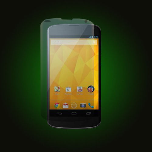 XO Skins Screen Protector For LG Google Nexus 4 With Anti-Scratch, Anti-Fingerprint Proof Protection