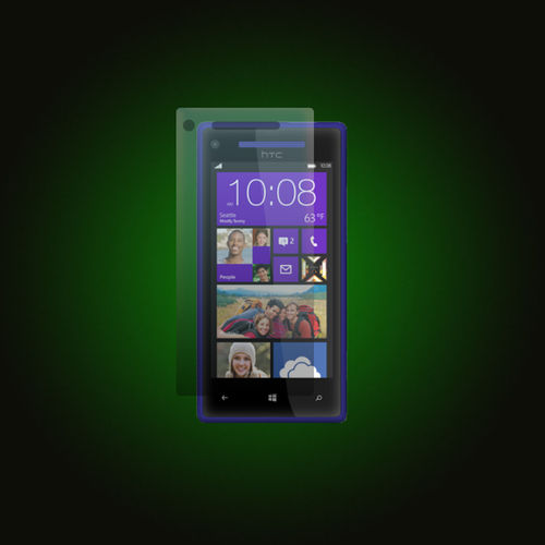 XO Skins Clear Screen Protector For HTC 8x With Anti-Scratch, Anti-Fingerprint Proof Protection