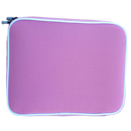 Offex Ipad Soft Form Fitting Portfolio Protective Carrying Case- Pink Style Case With Zipper