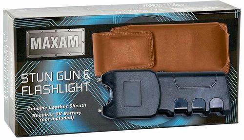 Maxam Stungun W/ Light & Leather Sheath