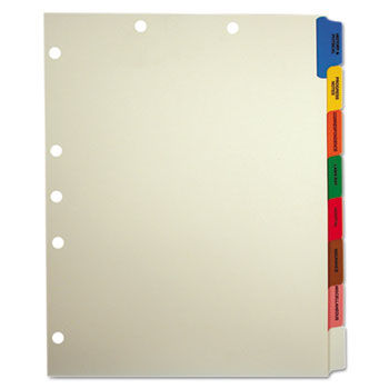 Medical Chart Divider Sets, Side Tab, 9 x 11, 40 Sets/Box