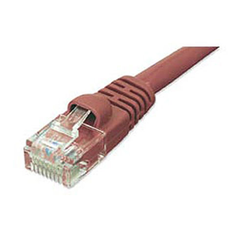 Ziotek CAT5e Enhanced Patch Cable, W/ Boot 25ft, Red