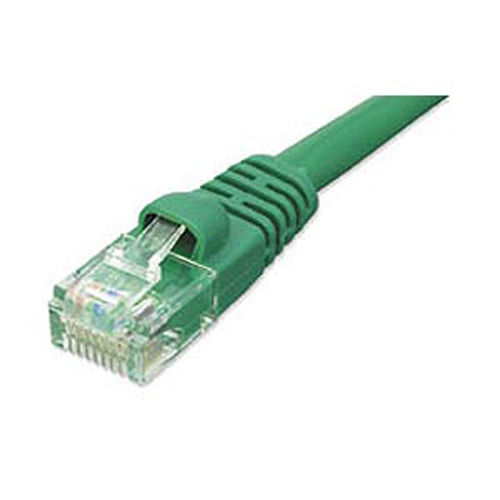 Ziotek CAT5e Enhanced Patch Cable, W/ Boot 50ft, Green