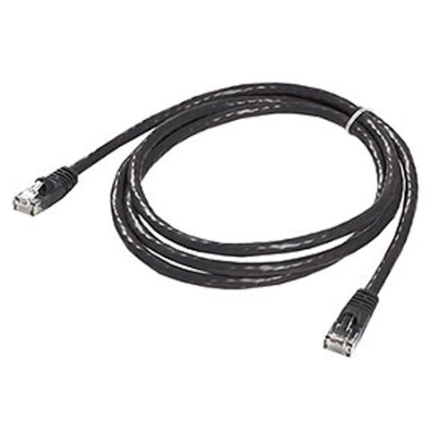 Ziotek CAT6 Patch Cable, W/ Boot 5ft, Black