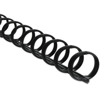 Zip Combs Spines, 5/16"" Diameter, Black, 50/Pack