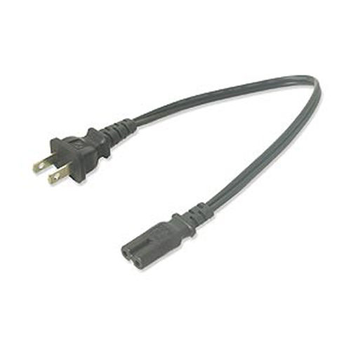 Ziotek Notebook Power Cord, C7 Figure-eight Plug, 1ft.