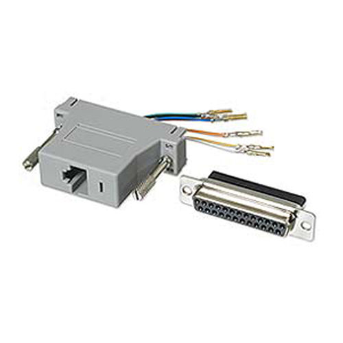 Ziotek Modular Adapter DB25f To RJ45