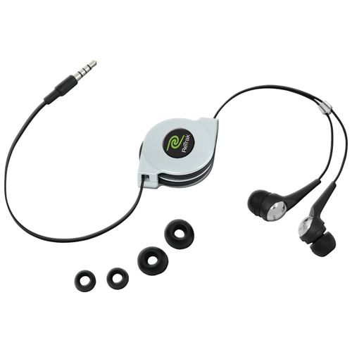 RETRAK ETAUDIOIEB Retractable Noise-Isolating Earbuds