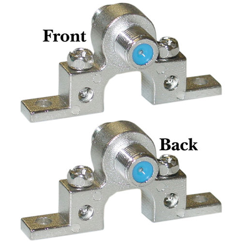 Offex Wholesale F-Pin (Coax) Grounding Block, single, 2.5GHz