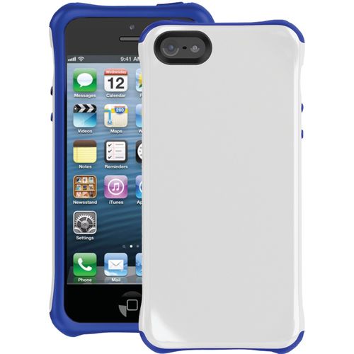 BALLISTIC AP1085-A045 iPhone(R) 5/5s Aspira Series Case (White/Blue)