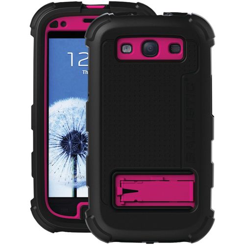 BALLISTIC HC0952-M365 Samsung(R) Galaxy S(R) III Hard Core Case with Holster (Black/Pink)