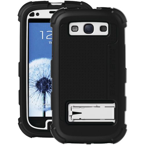 BALLISTIC HC0952-M385 Samsung(R) Galaxy S(R) III Hard Core Case with Holster (Black/White)