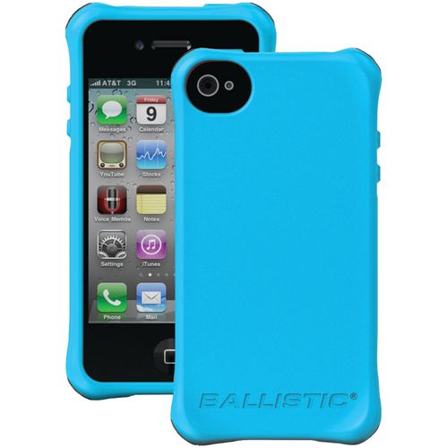 BALLISTIC LS0864-N075 iPhone(R) 4/4S LS Smooth Case (Teal; 4 Black, 4 White, 4 Teal, 4 Purple Bumpers)