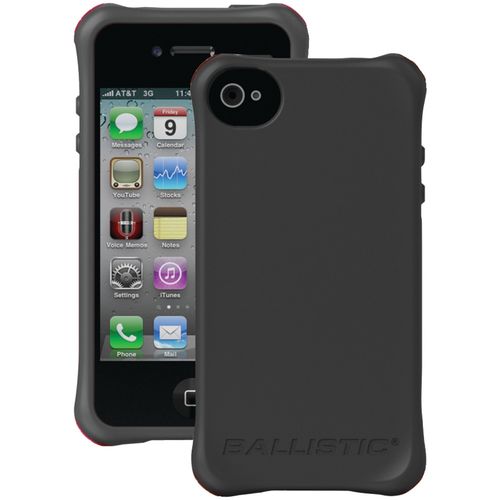 BALLISTIC LS0864-N145 iPhone(R) 4/4S LS Smooth Case (Charcoal Gray; 4 Orange, 4 Charcoal Gray, 4 Black, 4 Teal Bumpers)