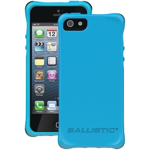 BALLISTIC LS0955-M075 iPhone(R) 5/5S LS Smooth Case (Teal with 4 Purple, 4 Teal, 4 White, 4 Black Bumpers)