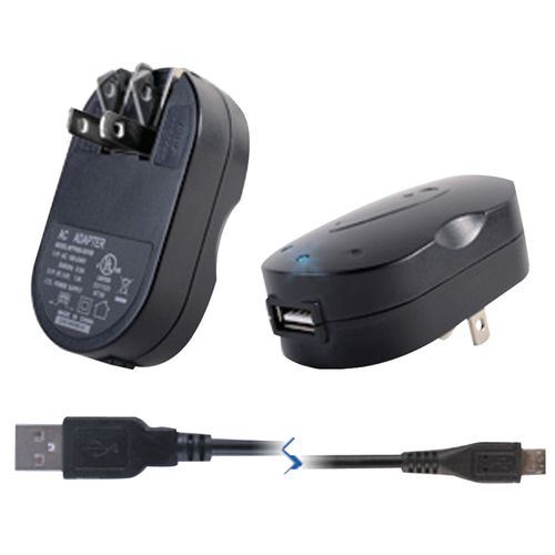 WIRELESS ONE TCU-MICRO-K Universal Micro USB Travel Charger (Black)