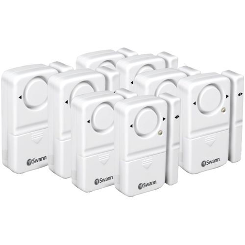 SWANN SWHOM-MDAPK8-GL Complete Window Magnetic Alarm Kit (8 pk)