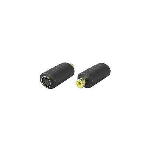 Ziotek Mini Din-4 (svideo) Female To RCa Female Adapter