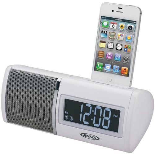 JENSEN JiMS-75i iPhone(R)/iPod(R) Docking Digital Clock Radio