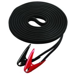 25' Extra Heavy Duty 2 Gauge Cables with 500 Amp Parrot Jaw Clamps