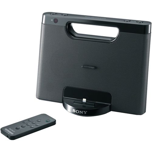 SONY RDPM7IPBLKN iPhone(R)/iPod(R) Portable Speaker Dock with Lightning(TM) Connector