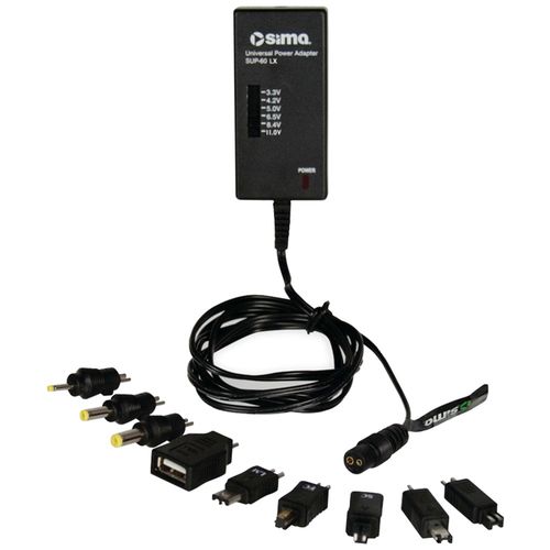 SIMA SUP-60LX Universal AC High-Power Adapter/Charger