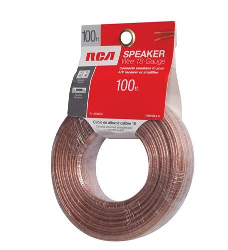 100 FT 18 GAUGE SPEAKER WIRE