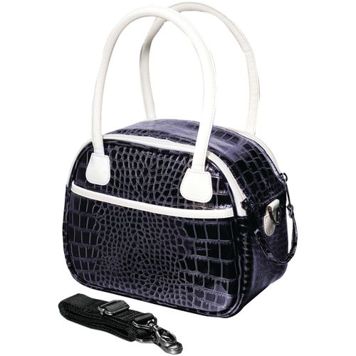 FUJIFILM 600009107 Faux Croc Bowler Bag (Blue)