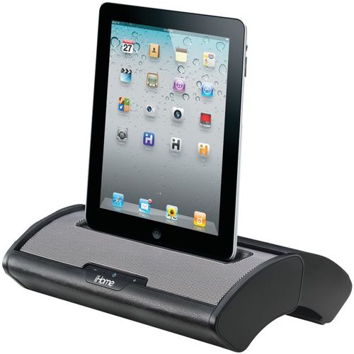 IHOME iD55B iPad(R)/iPhone(R)/iPod(R) Portable Stereo System (Black)