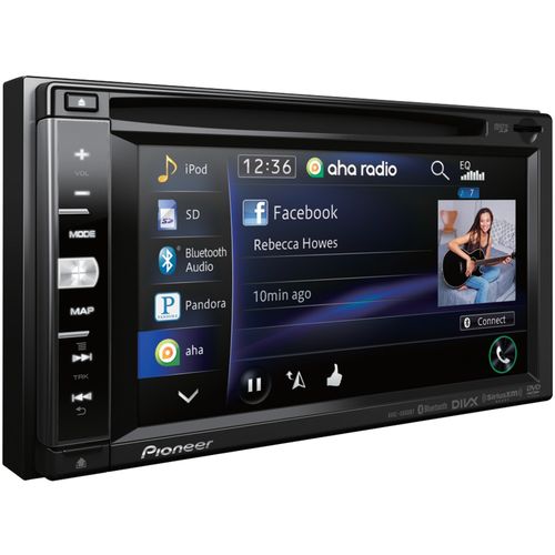 PIONEER AVIC-X850BT 6.1"" Double-DIN In-Dash DVD Navigation A/V Receiver with Bluetooth(R)