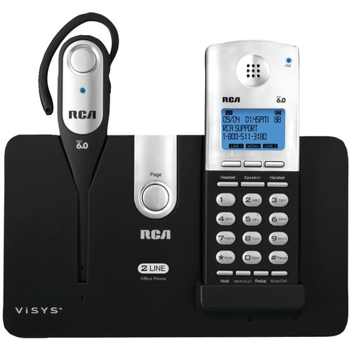 RCA 25211 DECT 6.0 Cordless Headset & Handset Phones