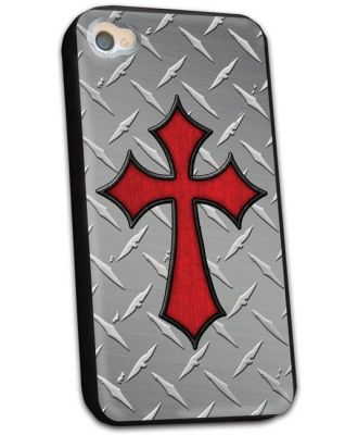 Treadplate Cross - Christian iPhone Case